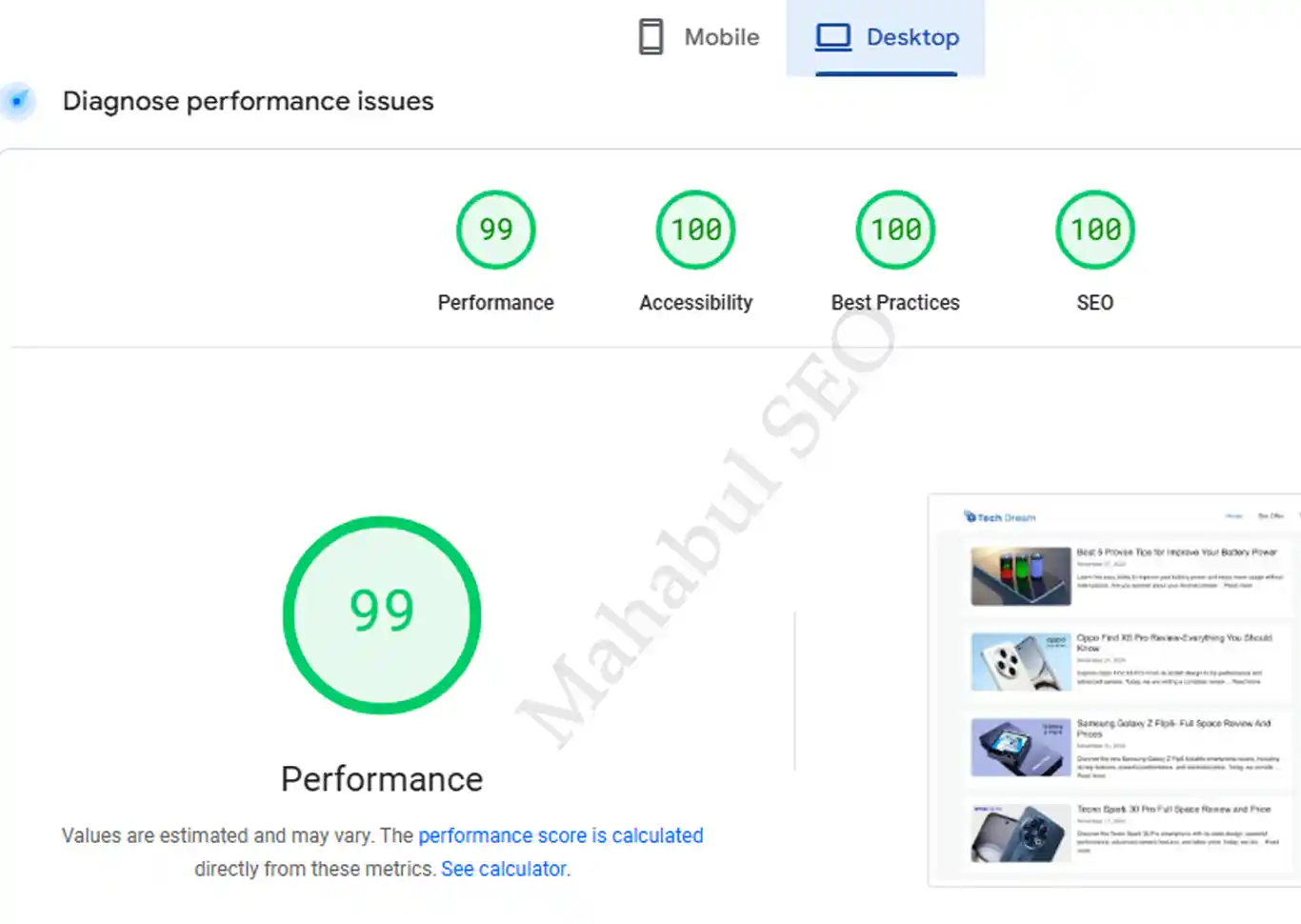 Website Speed Optimizations